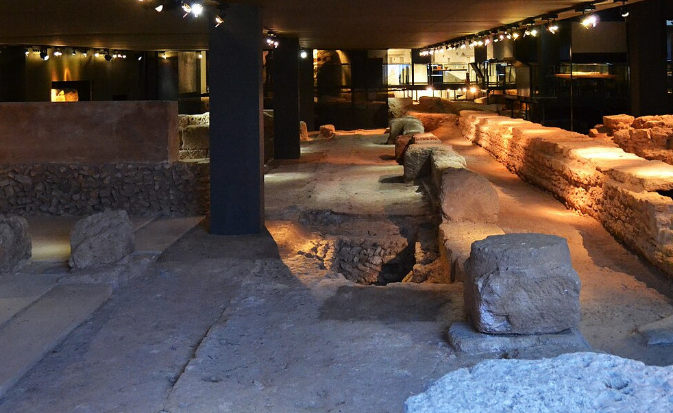 El Gran Horreum: El granero de la ciudad. museo almoina