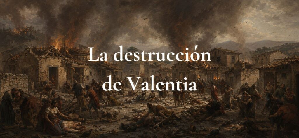 La destrucción de Valentia del 75 a.C. banner