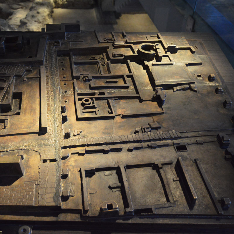 Museo de la almoina, mapa en relieve de valentia