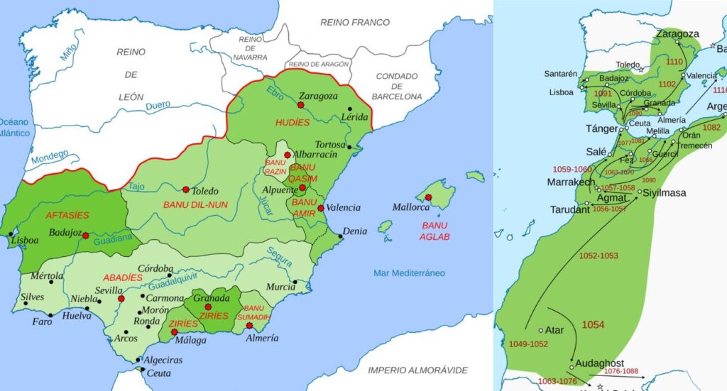 Expansion del imperio almoravide en africa y peninsula iberica