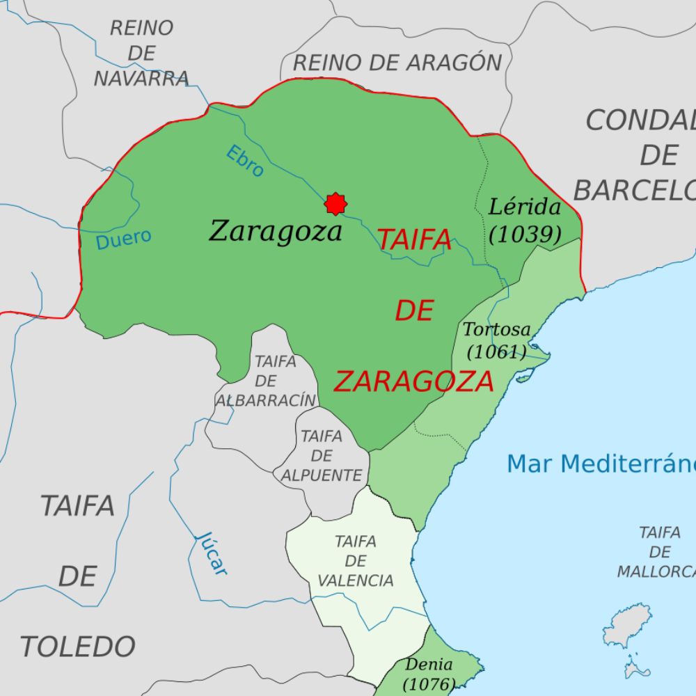 taifa de zaragoza en el siglo XI